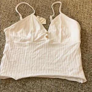 cropped Button cami